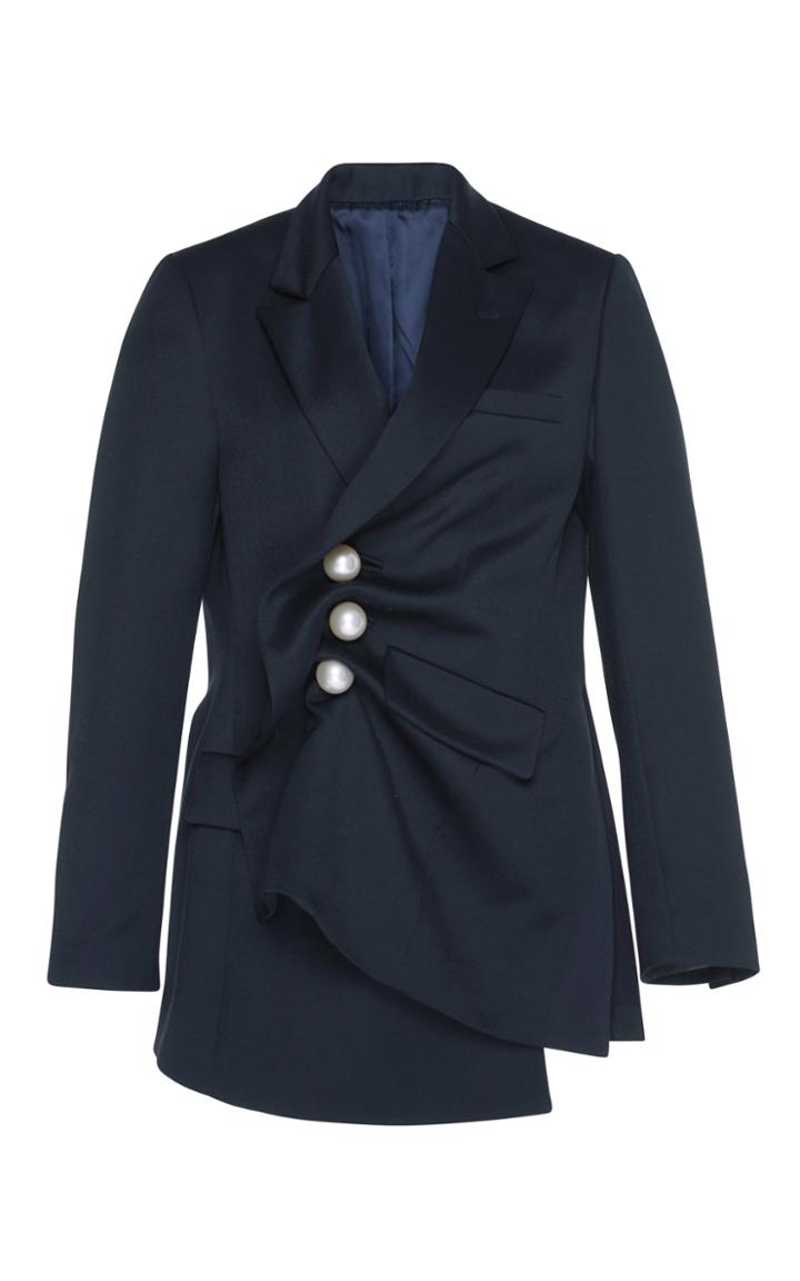 Kimhekim Navy Venus Pearl Blazer