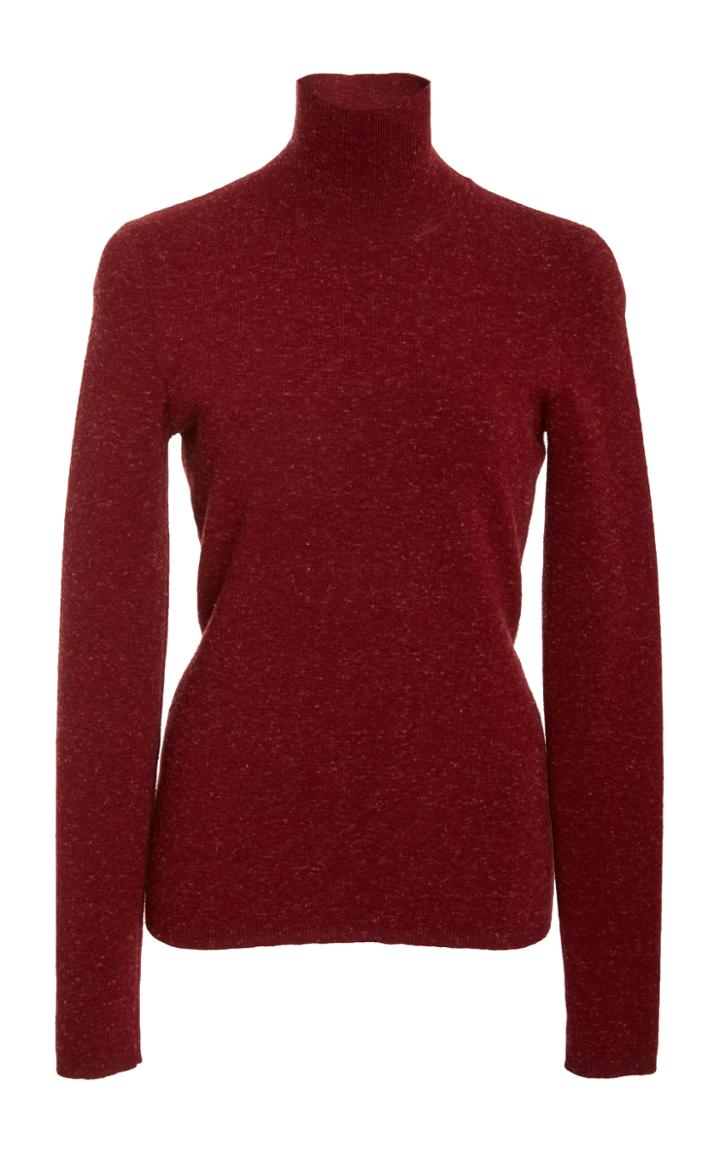Victoria Beckham Slub Signature Long Sleeve Top