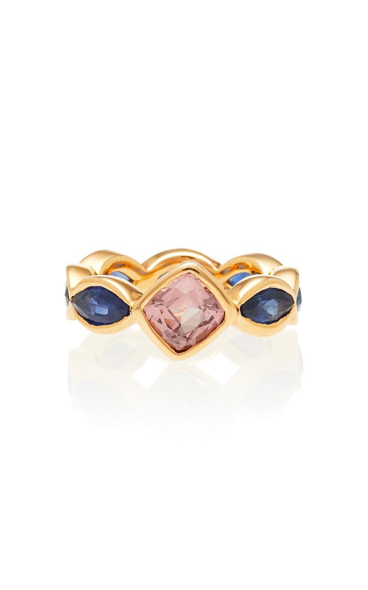 Sarah Hendler One Of A Kind Peach Spinel Bezel Set Ring