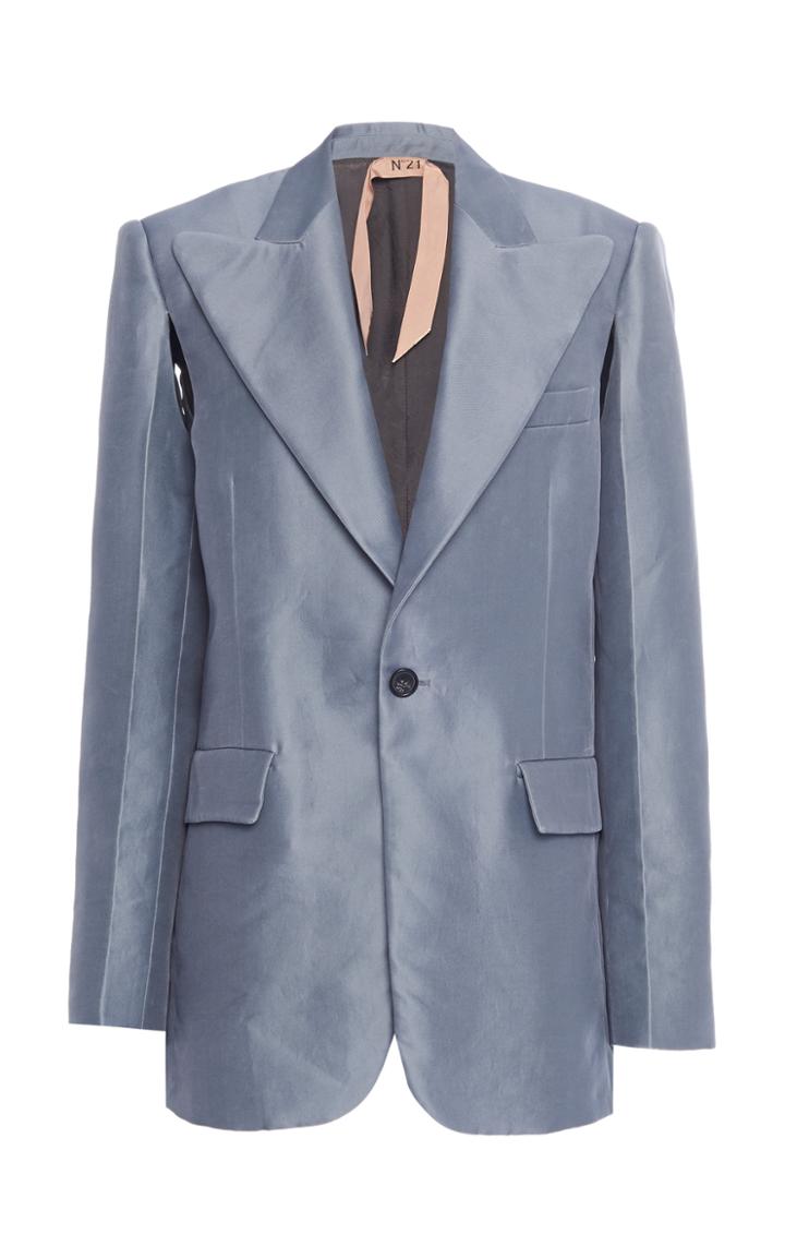 N21 Cutout Silk Blazer