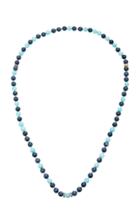 Carolina Bucci Amazonite And Dumorite Recharmed Necklace With Light Blue Sapphires