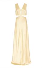 Moda Operandi Markarian Monaca Satin Cut Out Gown Size: 0
