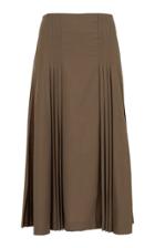 Moda Operandi Lvir Side Slit Pleats Skirt Size: S