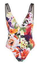 Cushnie Et Ochs Zola Printed One Piece