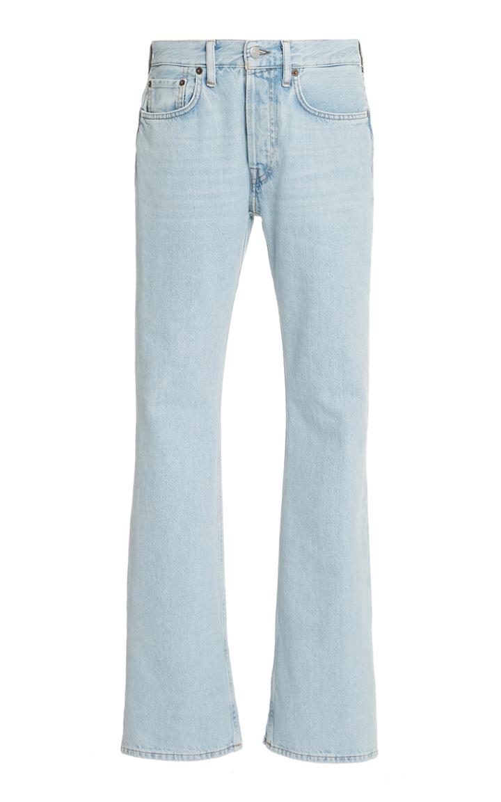 Acne Studios 1992f Blonde Sky Rigid High-rise Bootcut Jeans