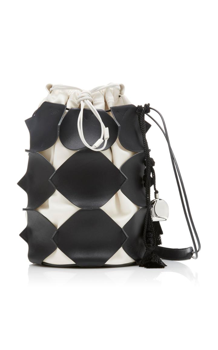 Moda Operandi Jil Sander Small Puzzle Bucket Leather Crossbody