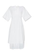 Oscar De La Renta Three Quarter Sleeve Tunic Shirt
