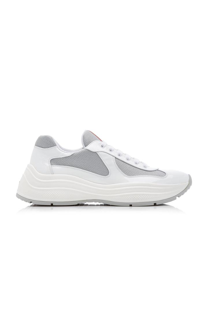Prada Vernice Bike Sneakers