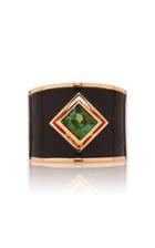 Gilan Hafsa 18k Rose Gold And Tourmaline Ring Size: 6.5