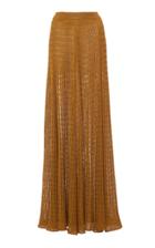 Moda Operandi Missoni Pleated Knit Maxi Skirt Size: 40