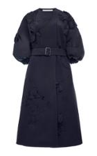 Moda Operandi Valentino Puffed-sleeve Wool Coat