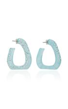 Simon Miller Acrylic Triangle Hoop Earrings