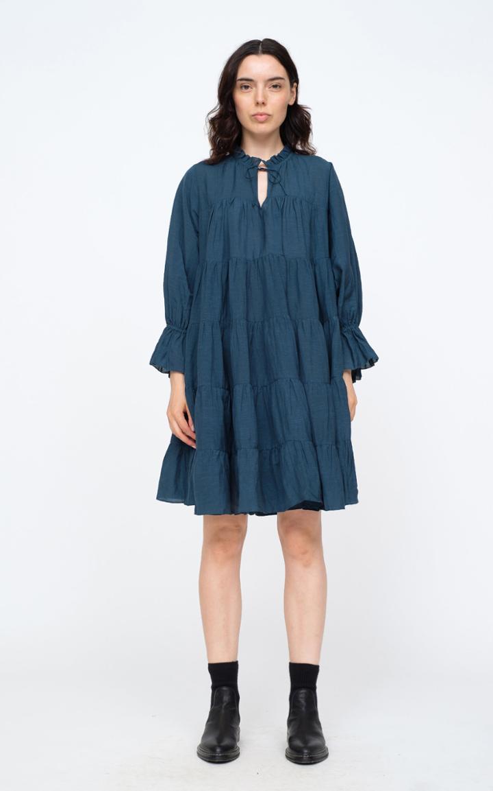 Moda Operandi Sea Nadja Tiered Taffeta Mini Tunic Dress