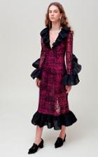 Moda Operandi Sandra Mansour Papillons De Nuit Embellished Velvet Embellished Dress