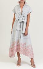 Moda Operandi Silvia Tcherassi Rigone Embroidered Poplin Dress