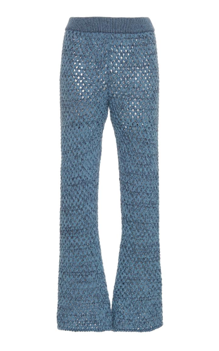 Alanui Net Knit Flared Pants