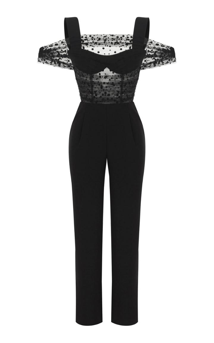 Rasario Tulle Jumpsuit