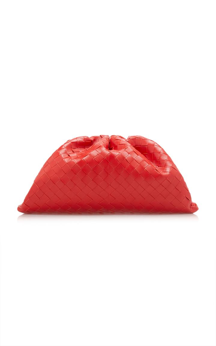 Bottega Veneta Large Intrecciato Leather Pouch