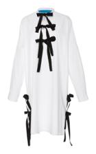 Jonathan Cohen Knotted Cotton Poplin Tunic Top