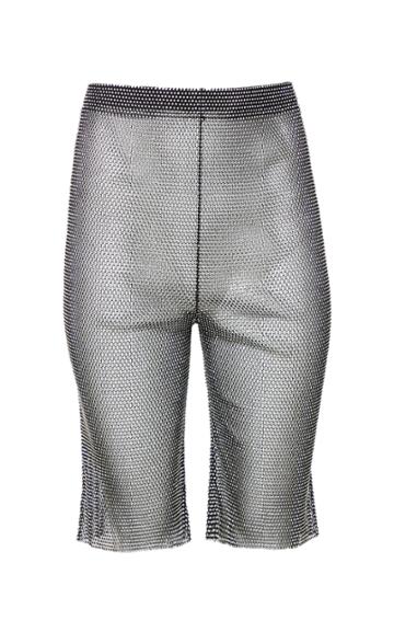 Mach & Mach Crystal Mesh Shorts