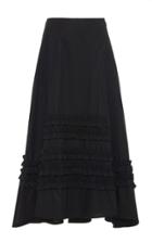 Moda Operandi Molly Goddard Jane Ruffle-detailed Cotton Midi Skirt Size: 10