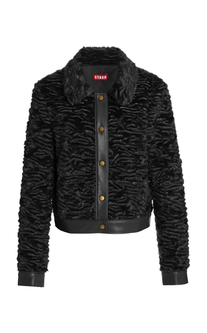 Moda Operandi Staud Buddha Faux Astrakhan Jacket
