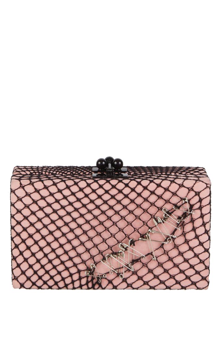Edie Parker Jean Fishnet Clutch