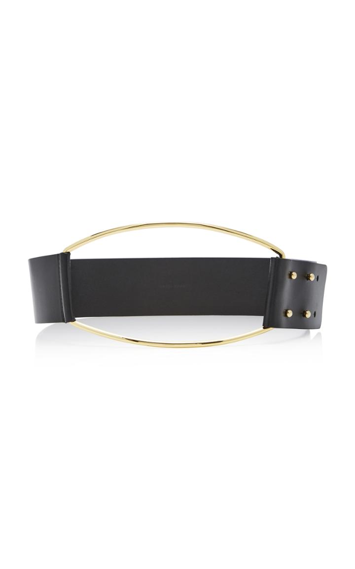 Isabel Marant Chaz Smooth Leather Belt