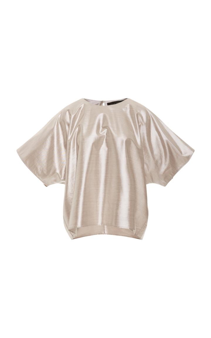 Sally Lapointe Metallic Twill Oversized Tee