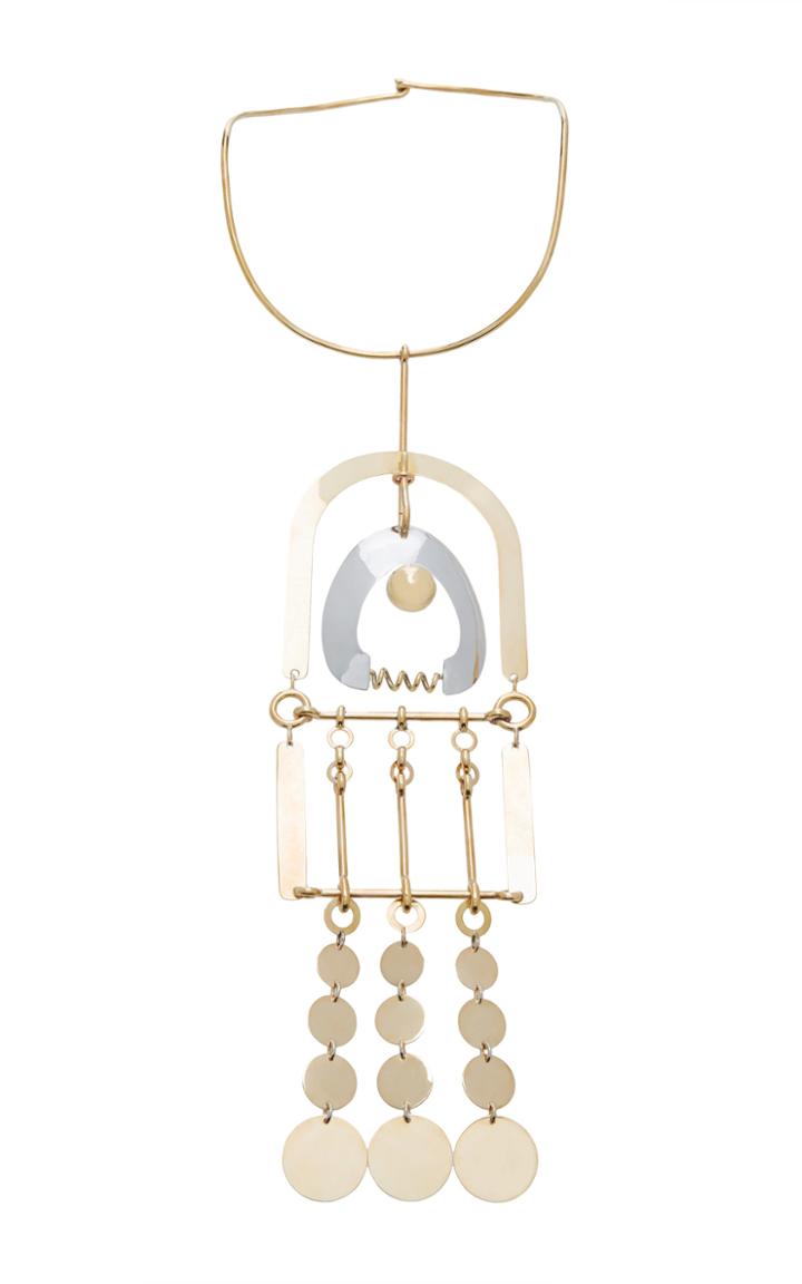 Maison Margiela Berber Folk Necklace With Oversize Pendant