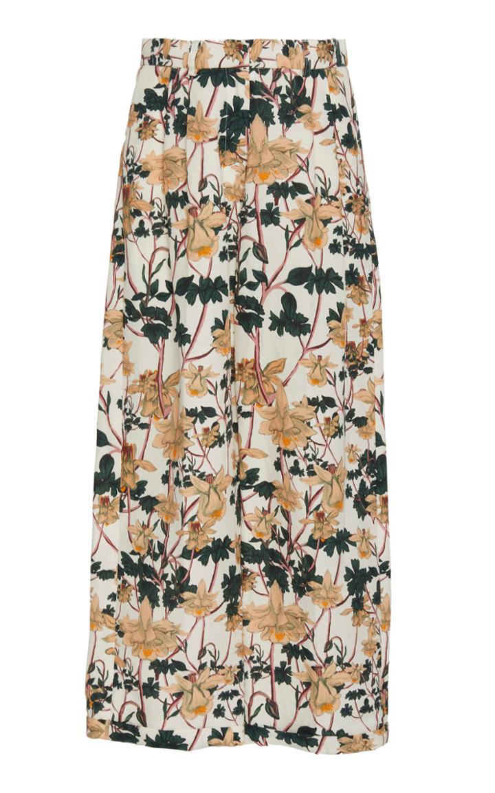 Christine Alcalay High Rise Floral Pants