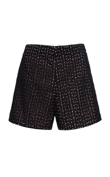 Leal Daccarett Coliseo Broderie Anglaise-cotton Shorts