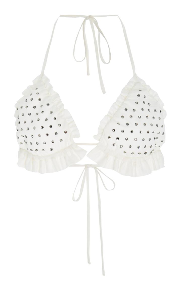 Agua De Coco Triangle Bikini Top