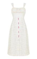 Razan Alazzouni Cotton Button Down Midi Dress