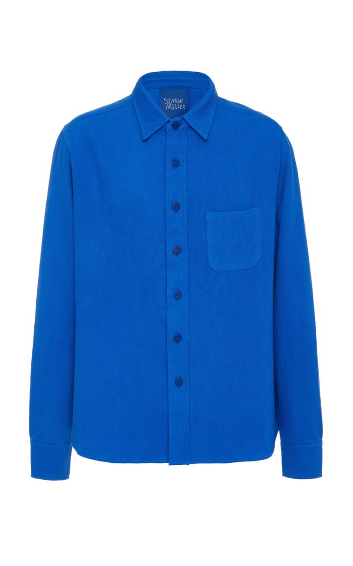 Simon Miller Irvine Cotton-twill Button-up Shirt