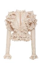 Zimmermann Unbridled Battenberg Bodice Top
