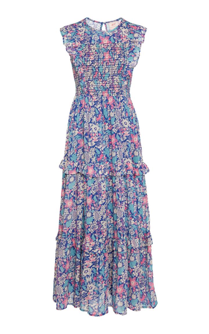Banjanan Iris Printed Cotton Maxi Dress