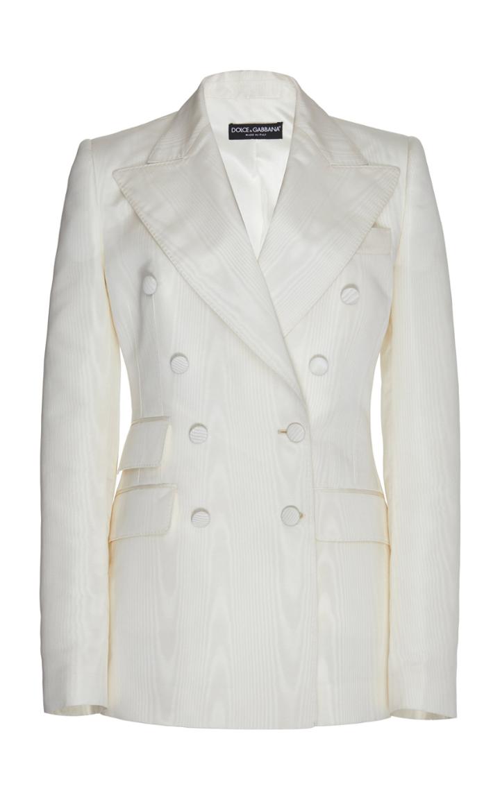 Dolce & Gabbana Double-breasted Faille Tuxedo Jacket