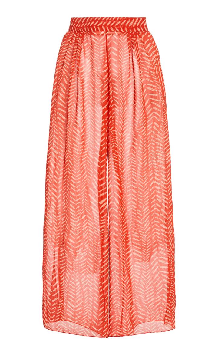 Johanna Ortiz Transit To The Stars Printed Wide-leg Pants