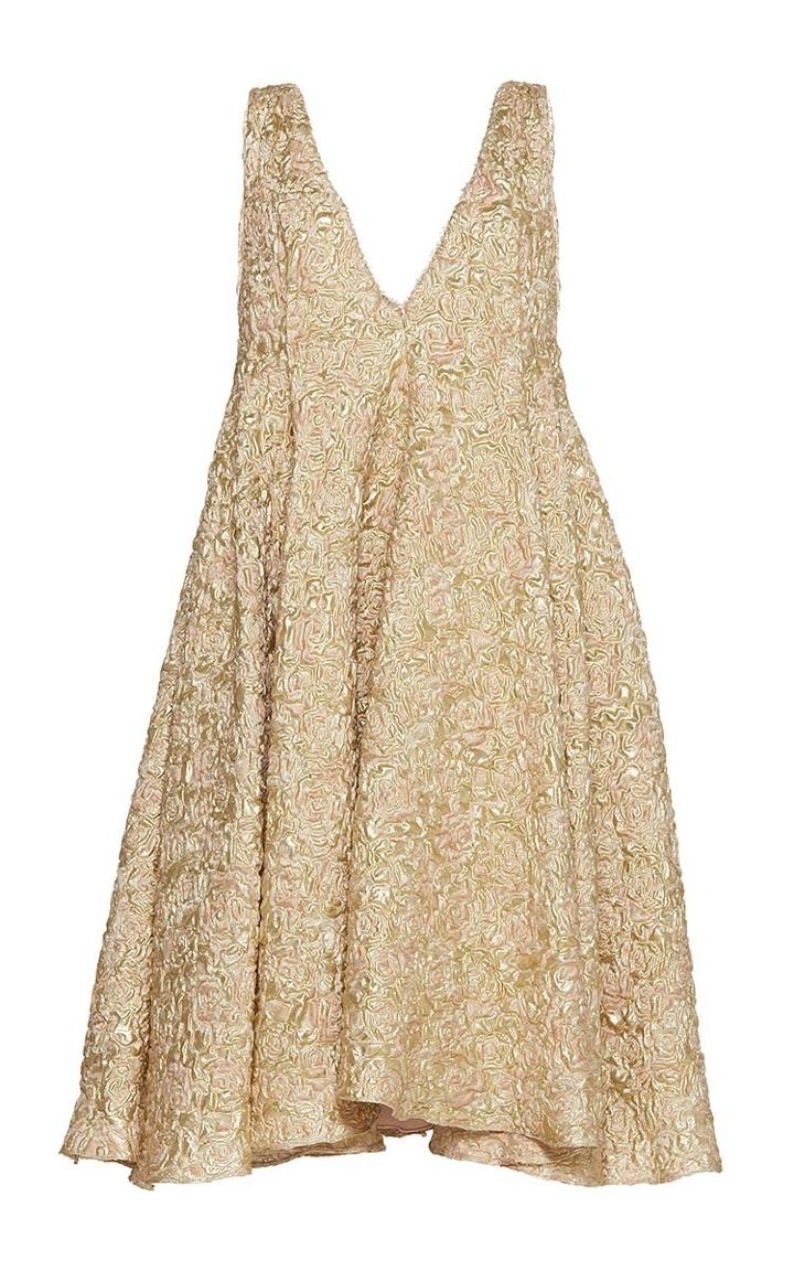 Sandra Mansour Lune Clatante Brocade Dress