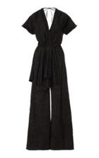 Rosie Assoulin Black Printed Jumpsuit
