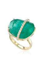 Moda Operandi Kimberly Mcdonald X Muzo 18k Green Gold And Muzo Emerald Ring