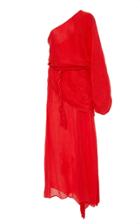 Moda Operandi Mara Hoffman Angelita One-shoulder Pliss Maxi Dress Size: 00