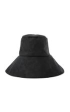 Janessa Leone Chaplin Waterproof Waxed Cotton Bucket Hat