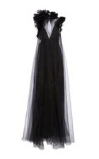 Lanvin Sleeveless V-neck Gown