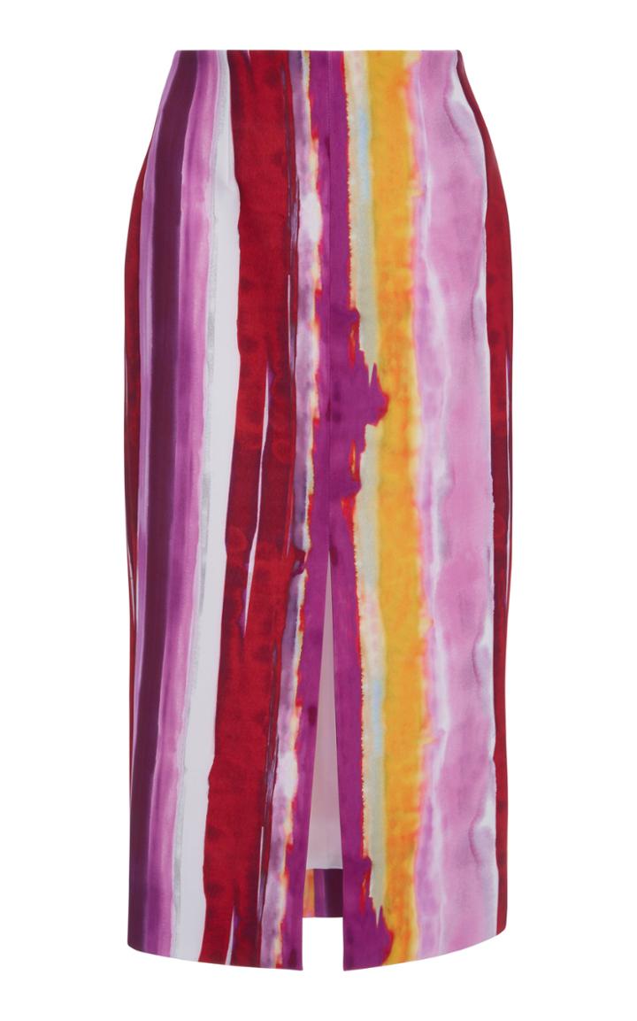 Jeffrey Dodd Painted Pencil Skirt