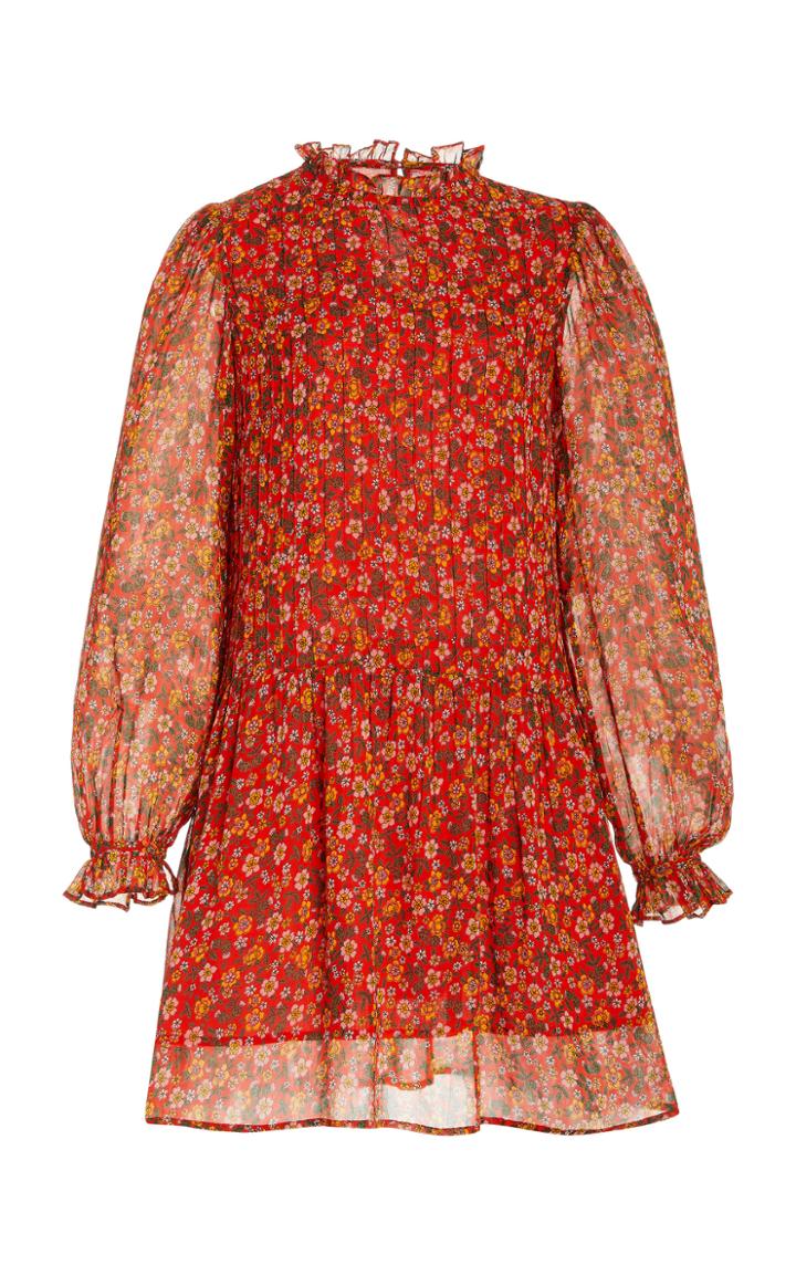 Moda Operandi Banjanan Thea Printed Crepe Mini Dress