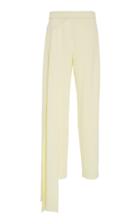 Hellessy Reflection Side Drape Fitted Pant