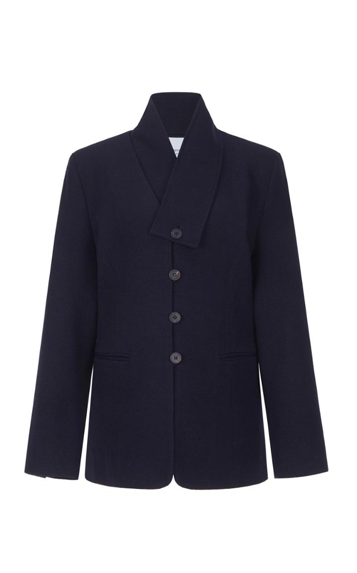 Moda Operandi Le17 Septembre Collarless Wool Jacket