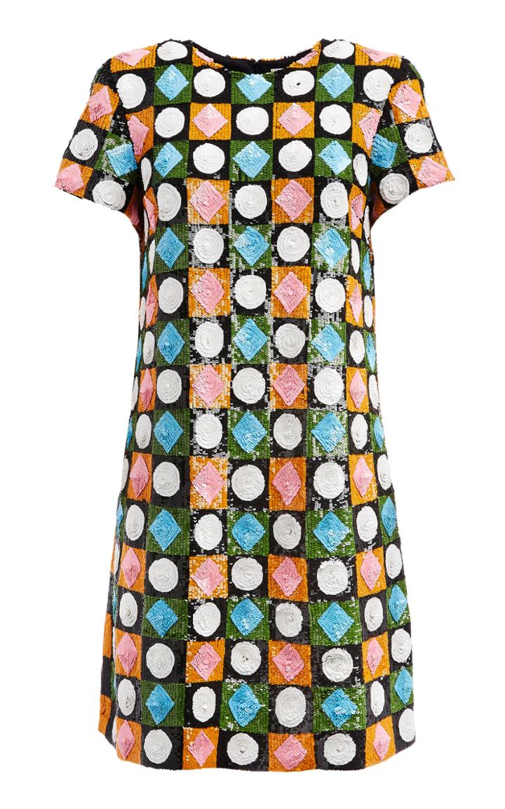 Moda Operandi La Doublej Swing Sequined Mini Dress Size: Xs